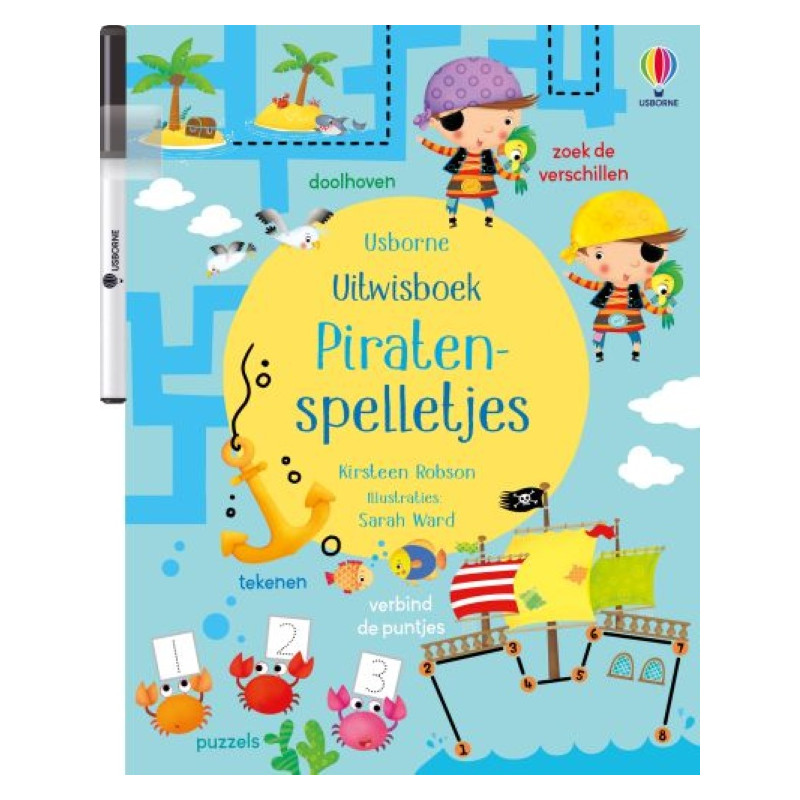 Piratenspelletjes - uitwisboek