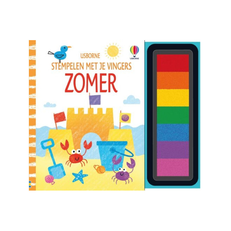 Stempelen met je vingers Zomer Stempelen met je vingers Zomer