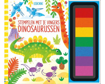 Stempelen met je vingers - Dinosaurussen