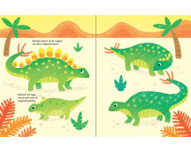 Stempelen met je vingers - Dinosaurussen Stempelen met je vingers - Dinosaurussen