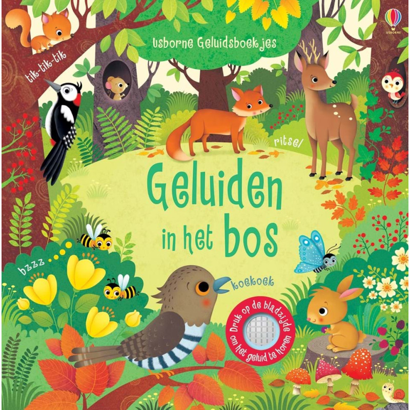 Usborne Geluidsboekjes - In het bos Usborne Geluidsboekjes - In het bos
