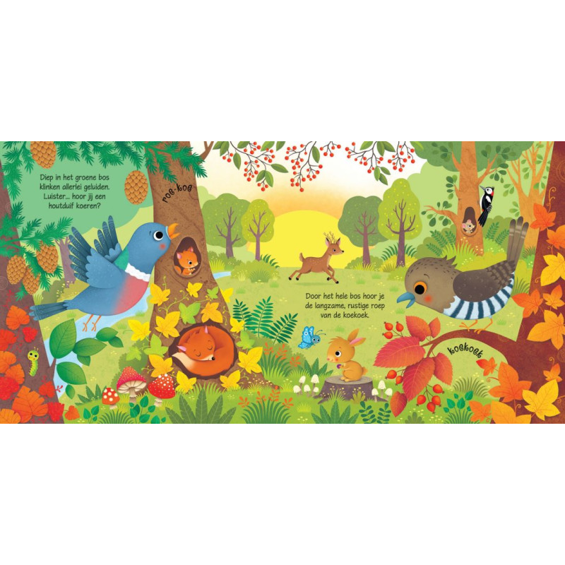 Usborne Geluidsboekjes - In het bos Usborne Geluidsboekjes - In het bos