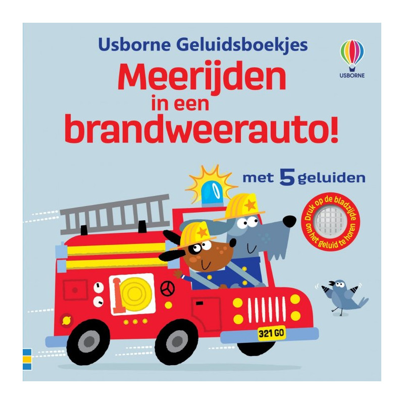 Meerijden in een brandweerauto (geluidsboekje) Meerijden in een brandweerauto (geluidsboekje)