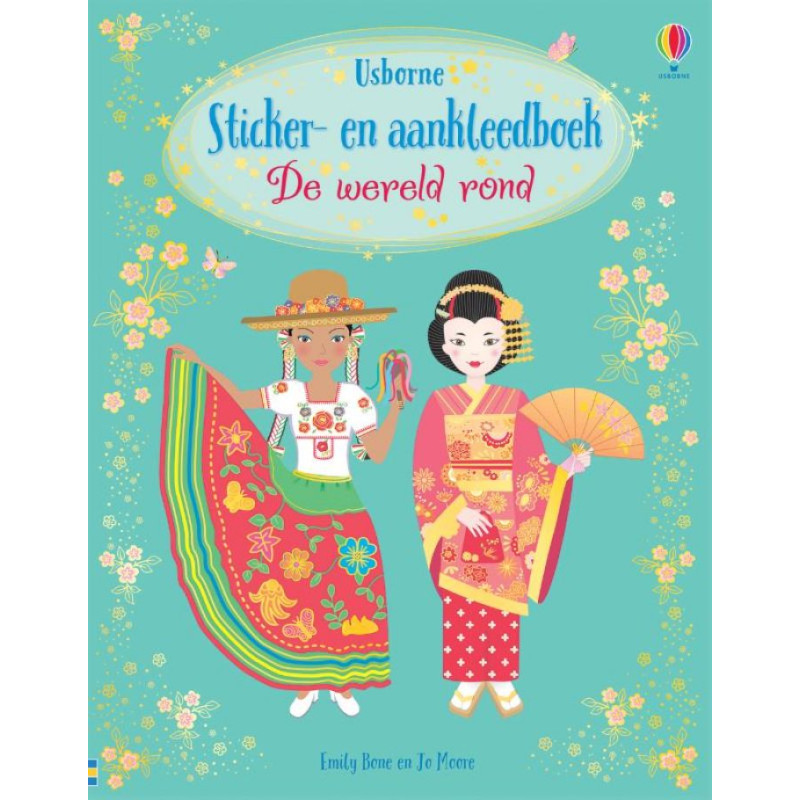 Sticker- en aankleedboek - De wereld rond Sticker- en aankleedboek - De wereld rond