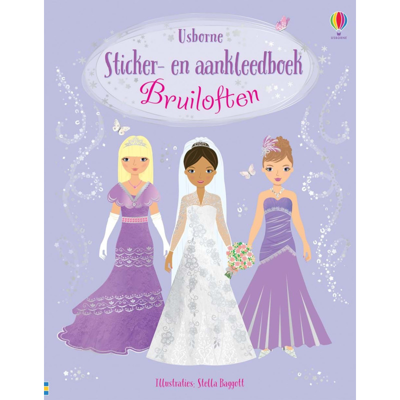Sticker- en aankleedboek - Bruiloften