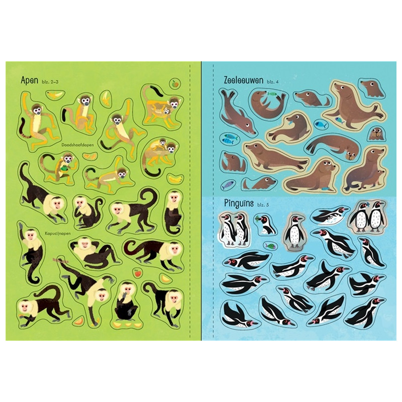 Eerste stickerboekje - Dierentuin Eerste stickerboekje - Dierentuin
