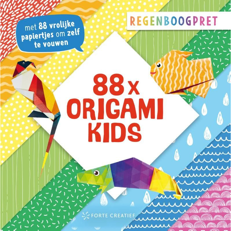 88x origami kids - Regenboogpret 88x origami kids - Regenboogpret