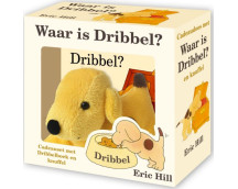 Cadeaudoos met Waar is Dribbel en knuffel