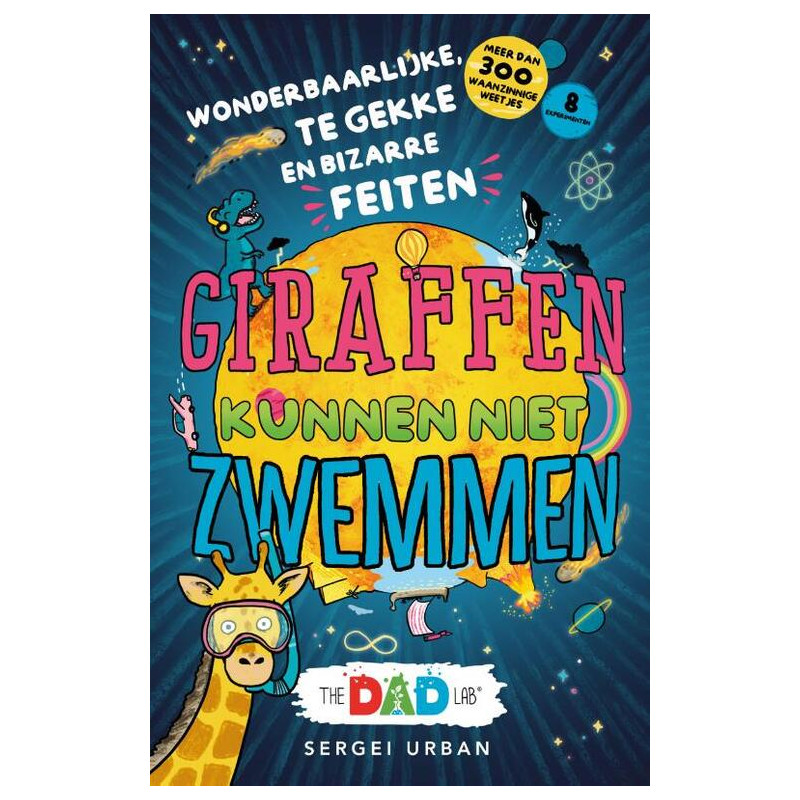 Giraffen kunnen niet zwemmen