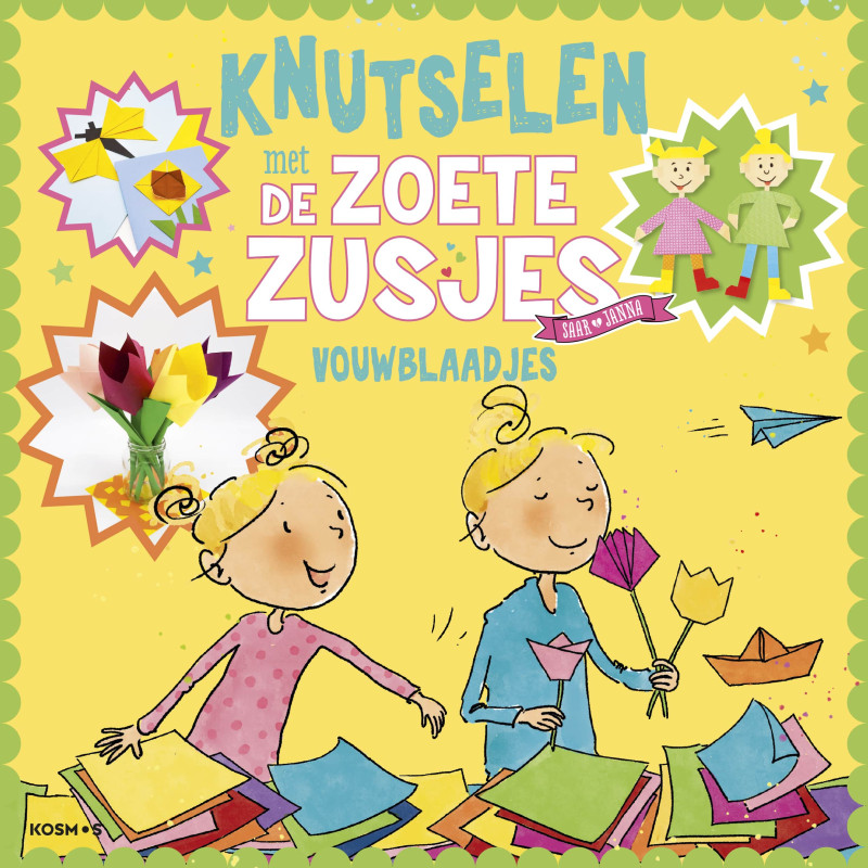 Knutselen met de Zoete Zusjes - vouwblaadjes Knutselen met de Zoete Zusjes - vouwblaadjes