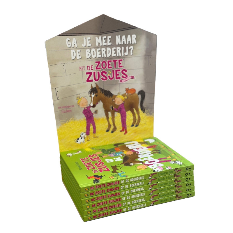 Backcard Zoete Zusjes op de boerderij