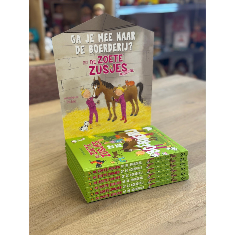 Backcard Zoete Zusjes op de boerderij