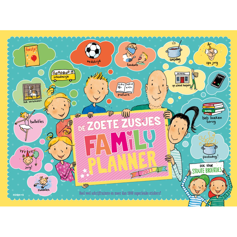 De Zoete Zusjes family planner 2027
