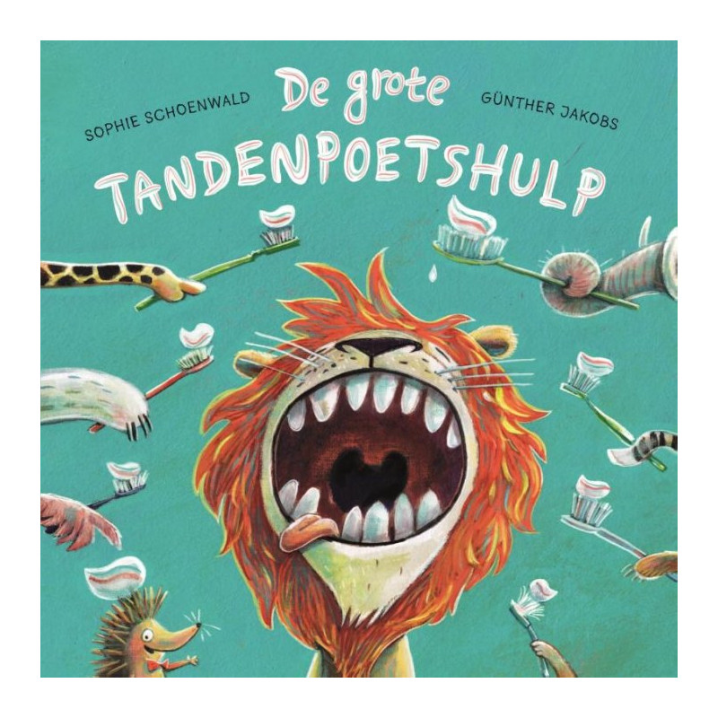 De grote tandenpoetshulp (kartonboek)
