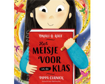 Het meisje voor in de klas