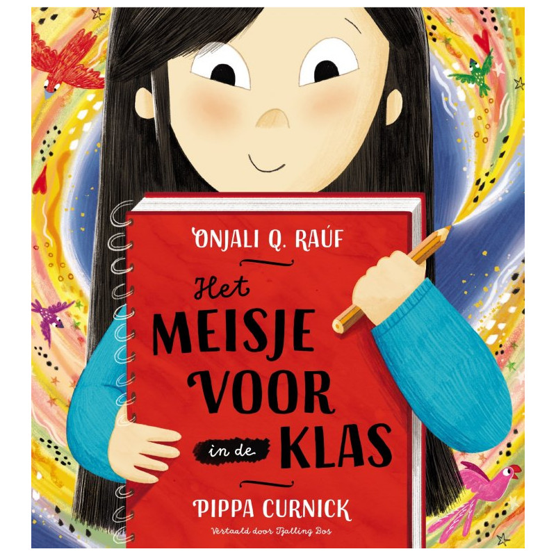 Het meisje voor in de klas