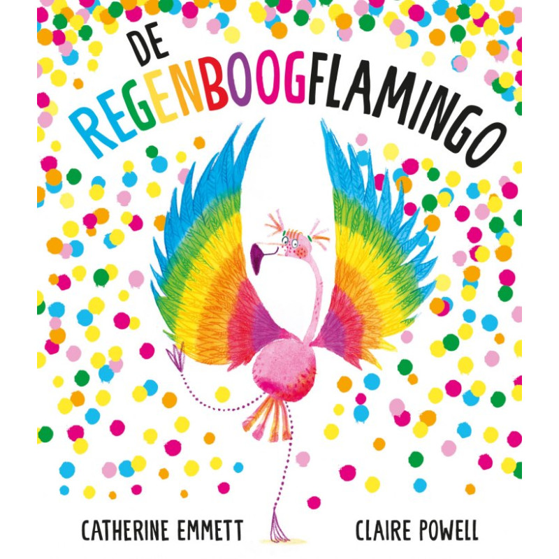 De regenboogflamingo