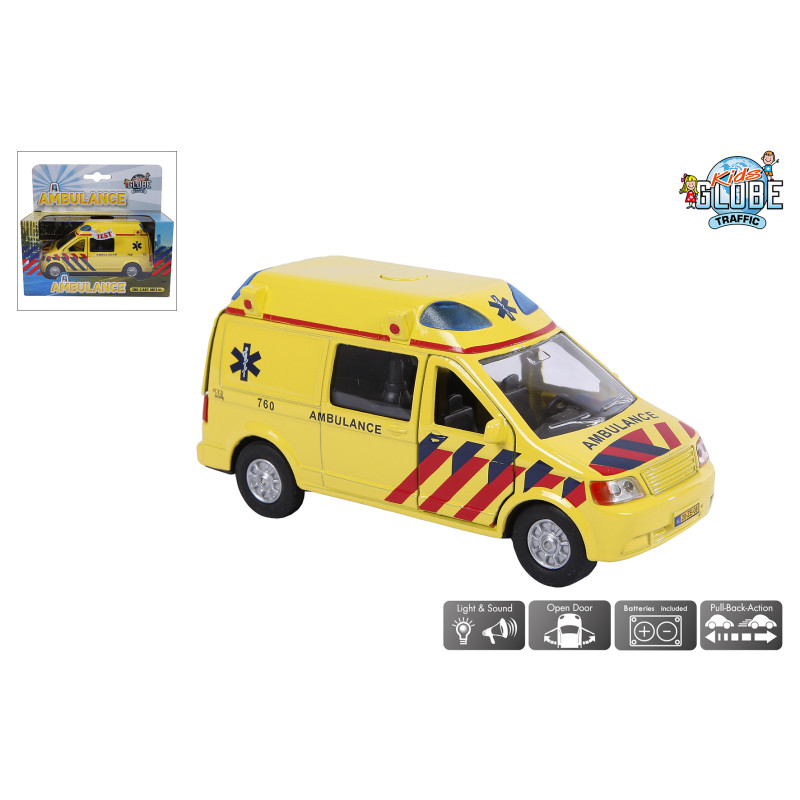 Ambulance met licht/geluid Ambulance met licht/geluid