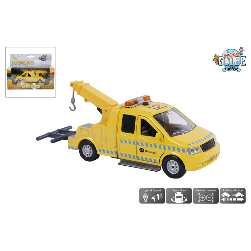 Afsleepwagen met licht/geluid Afsleepwagen met licht/geluid
