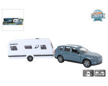 Volvo V70 met Dethleffs caravan (30cm)