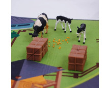 Speelkleed boerderij XXL (100x150cm) Speelkleed boerderij XXL (100x150cm)