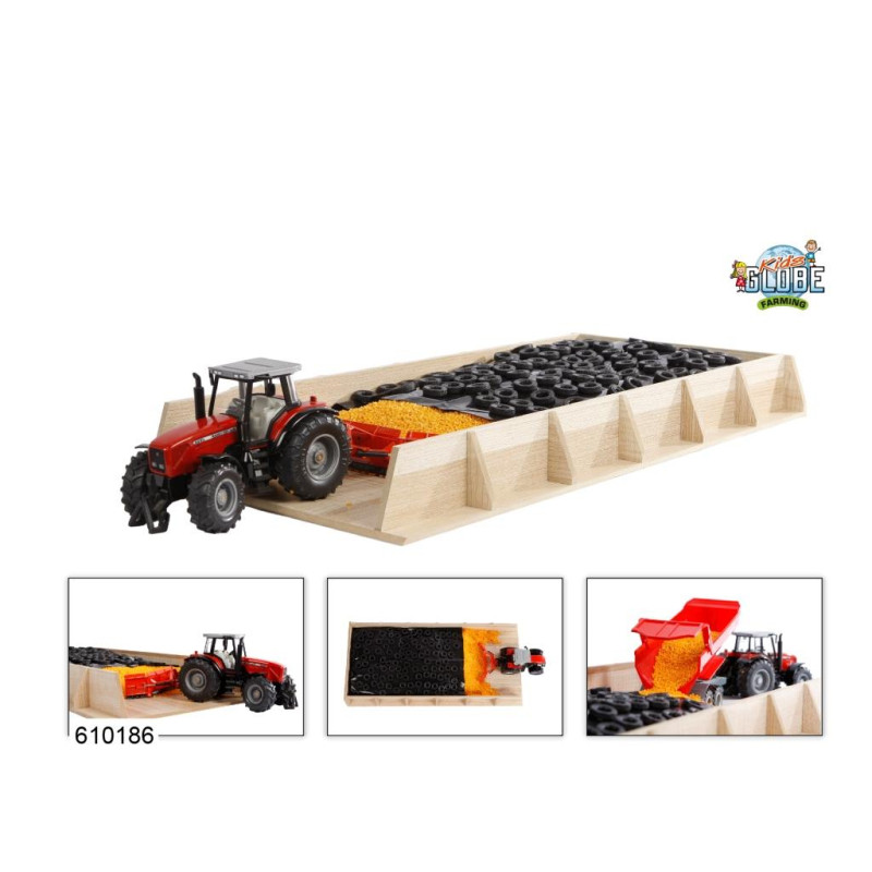 Houten mega sleufsilo (1:32) Houten mega sleufsilo (1:32)