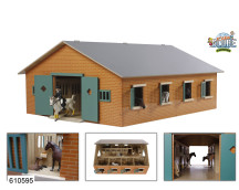 Paardenstal met 7 paardenboxen (1:24)