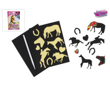 Horse Friends scratch stickers