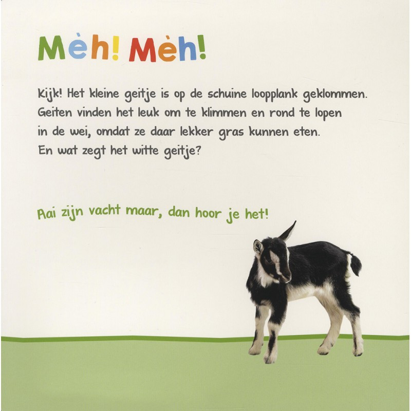 Welk dier hoor ik hier? - Babydieren Welk dier hoor ik hier? - Babydieren