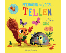 Eekhoorn en Vogel - tellen (flapjesboek)