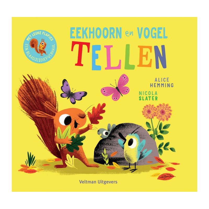 Eekhoorn en Vogel - tellen (flapjesboek) Eekhoorn en Vogel - tellen (flapjesboek)