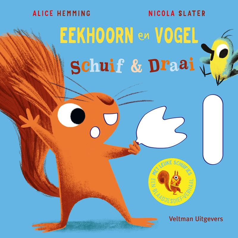 Eekhoorn en Vogel - schuif & draai Eekhoorn en Vogel - schuif & draai