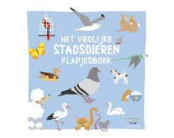 Het vrolijke stadsdieren flapjesboek