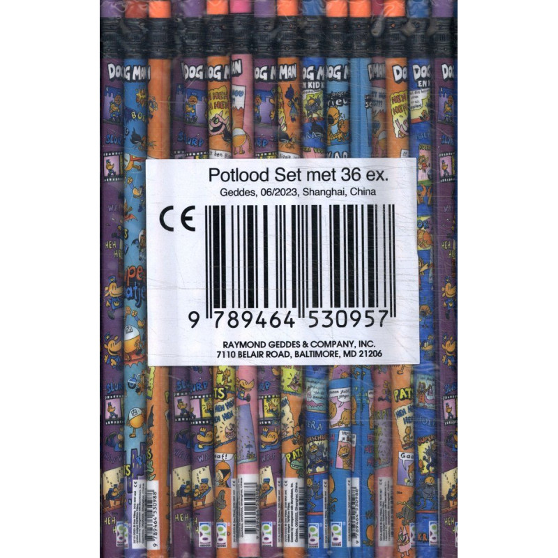 Dog Man potloden - set van 36 exempl. Dog Man potloden - set van 36 exempl.