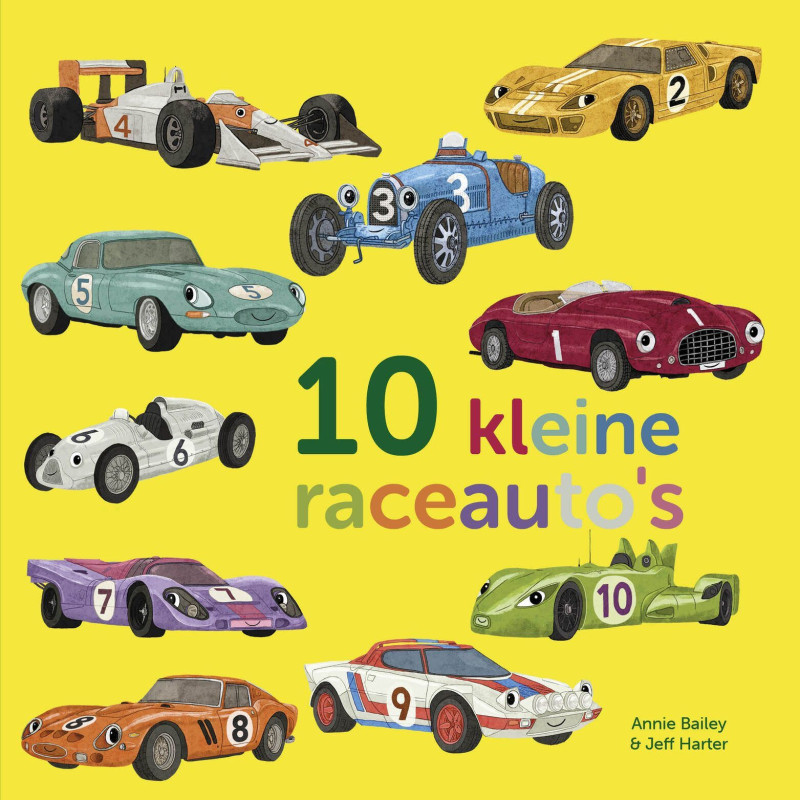 Tien kleine raceauto's Tien kleine raceauto's