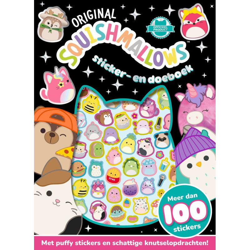 Original Squishmallows sticker- en doeboek Original Squishmallows sticker- en doeboek
