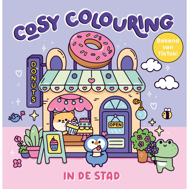 Cosy Colouring-In de stad Cosy Colouring-In de stad