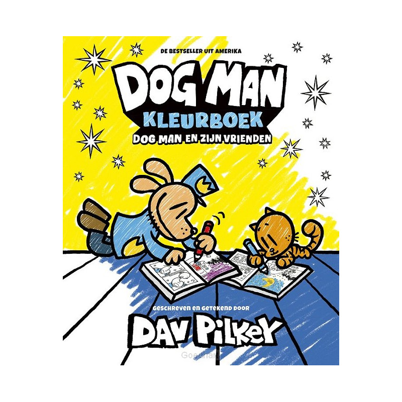 Dog Man kleurboek Dog Man kleurboek