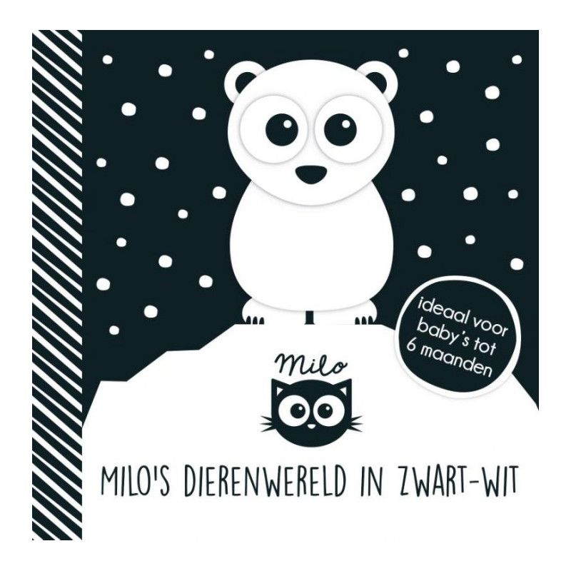 Milo's dierenwereld in zwart-wit