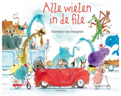 Alle wielen in de file