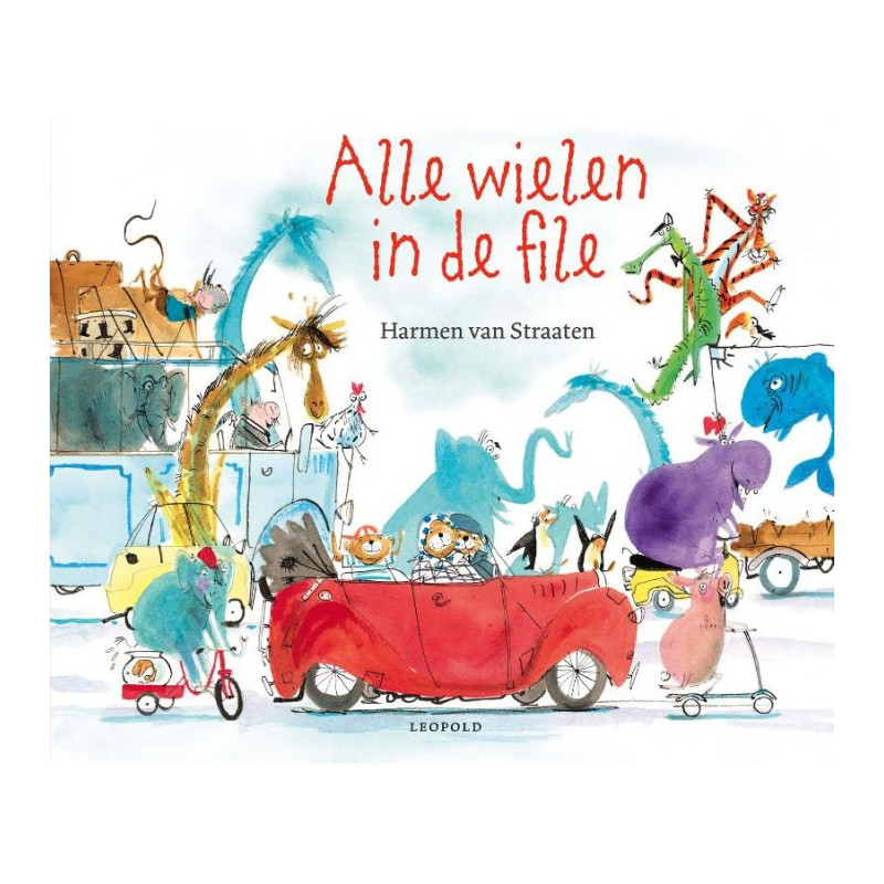 Alle wielen in de file Alle wielen in de file