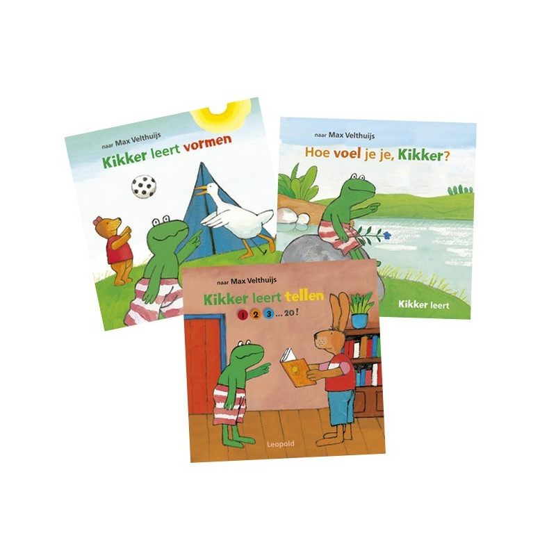 Kikker leert (set 3 voor 2)