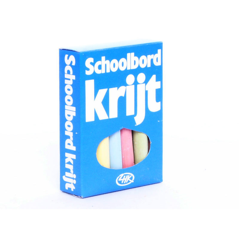 Schoolbordkrijt gekleurd (12 stuks) Schoolbordkrijt gekleurd (12 stuks)