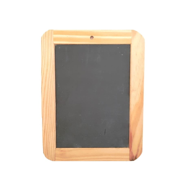 Lei met houten rand mini (10x15cm) 