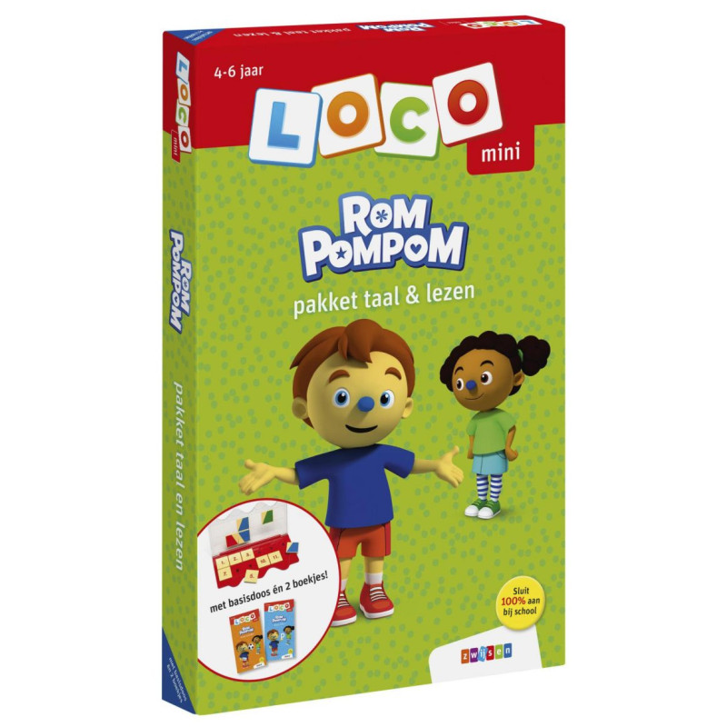 Pakket Loco Mini - Rompompom taal & lezen Pakket Loco Mini - Rompompom taal & lezen
