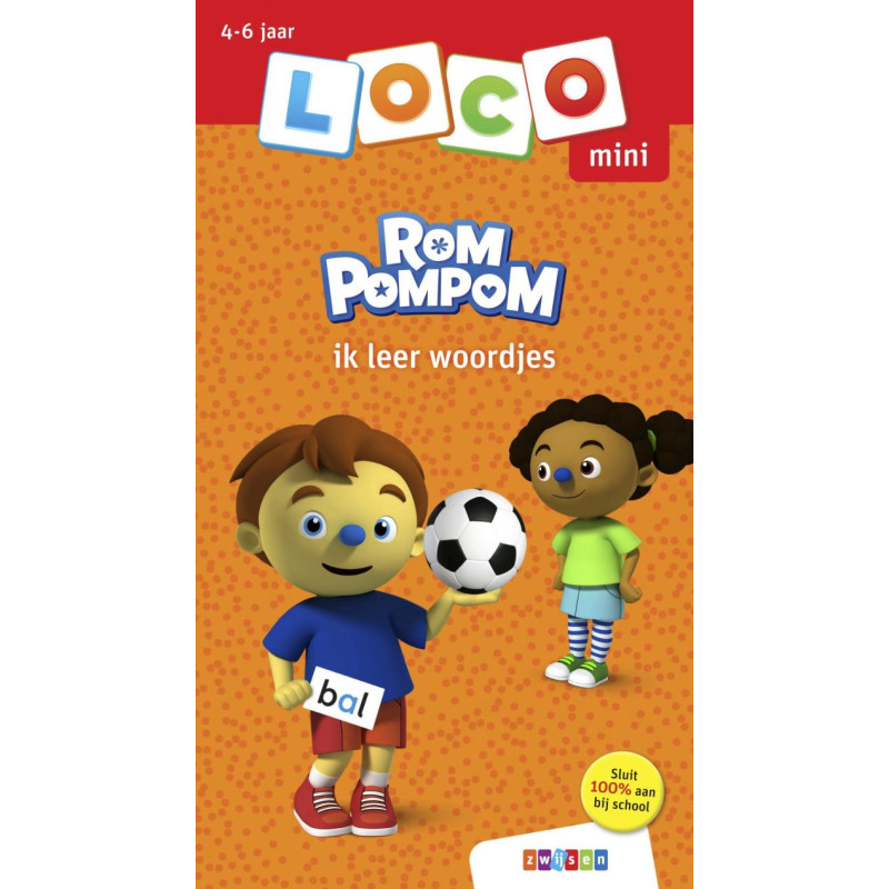Oefenboekje Loco Mini - Rompompom ik leer woordjes Oefenboekje Loco Mini - Rompompom ik leer woordjes