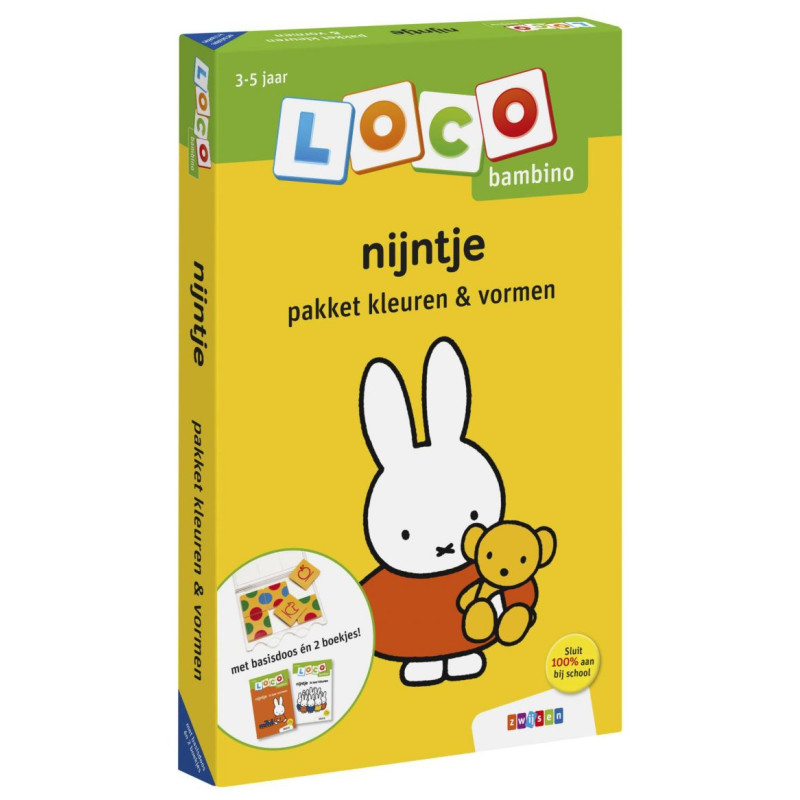 Pakket Loco Bambino - Nijntje kleuren & vormen Pakket Loco Bambino - Nijntje kleuren & vormen