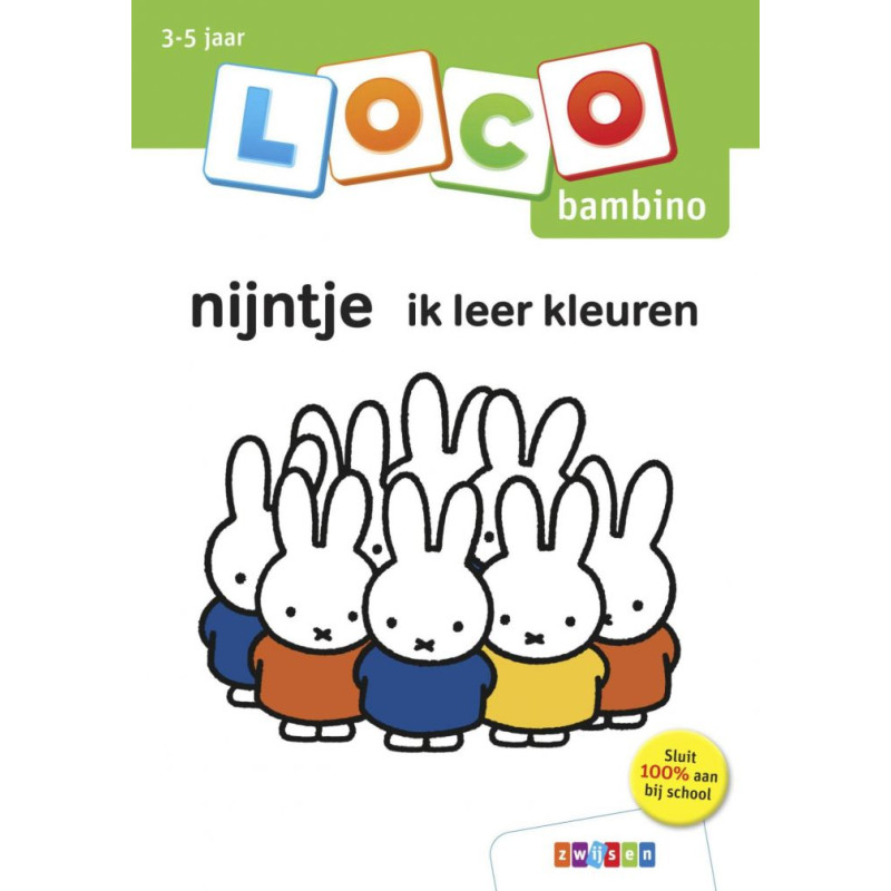 Oefenboekje Loco Bambino - Nijntje ik leer kleuren Oefenboekje Loco Bambino - Nijntje ik leer kleuren