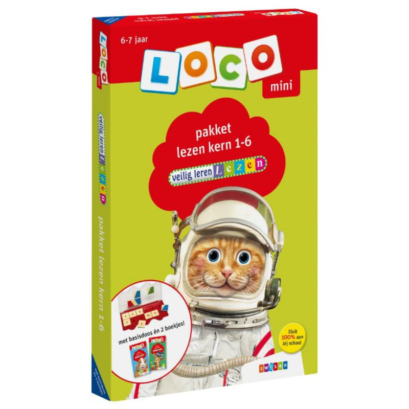 Pakket Loco Mini - Lezen kern 1-6 Pakket Loco Mini - Lezen kern 1-6