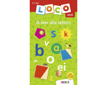 Oefenboekje Loco Mini - Ik leer alle letters